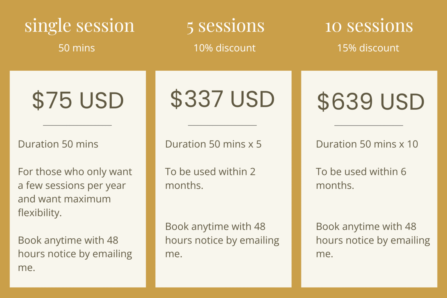 session packages copy